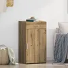Image de Buffet Vidaxl En ChÃªne Artisan 30x42,5x93 Cm En Bois D'ingÃ©nierie
