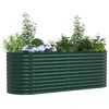 Image de Vidaxl JardiniÃ¨re En Hauteur Verte 240x80x81 Cm En Acier GalvanisÃ©