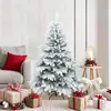 Image de vidaXL Arbre de NoÃ«l Artificiel Moderne Ã  CharniÃ¨res FlockÃ© avec Neige