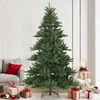 Image de vidaXL Sapin de NoÃ«l Artificiel Ã  Branches ArticulÃ©es Vert 210 cm
