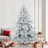 Image de vidaXL Arbre de NoÃ«l Artificiel Moderne Ã  CharniÃ¨res FlockÃ© avec Neige