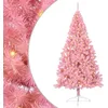 Image de vidaXL Sapin de NoÃ«l artificiel Rose 240 cm PVC