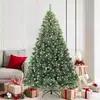Image de vidaXL vidaXL Sapin de Noël artificiel avec 300 LED Vert 180 cm PE et PVC