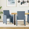 Image de vidaXL Chaises de salle Ã  manger 2 pcs Bleu 57 x 66 x 94 cm