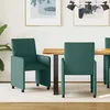 Image de vidaXL Chaises de salle Ã  manger 2 pcs Vert foncÃ© 58 x 65 x 94 cm