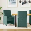 Image de vidaXL Chaises de salle Ã  manger 2 pcs Vert foncÃ© 58 x 67 x 97 cm