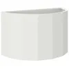 Image de Vidaxl JardiniÃ¨re Blanc 60 X 30 X 35 Cm Acier