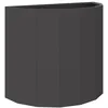 Image de Vidaxl JardiniÃ¨re Noir 60 X 30 X 50 Cm Acier