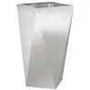 Image de Vidaxl JardiniÃ¨re Argent 40 X 40 X 75 Cm Acier Inoxydable