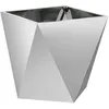 Image de Vidaxl JardiniÃ¨re Argent 40 X 40 X 40 Cm Acier GalvanisÃ©