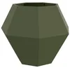 Image de Vidaxl JardiniÃ¨re Vert Olive 100 X 100 X 80 Cm Acier