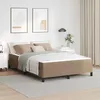 Image de vidaXL Lit Autre Cappuccino 140 x 190 cm Faux cuir