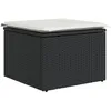 Image de Vidaxl Ensemble De CanapÃ© De Jardin De 9 PiÃ¨ces Avec Coussins En Poly Rattan Noir