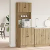 Image de vidaXL Vidaxl Armoire De Cuisine Chêne Artisanal 60x50x180 Cm Bois Technique