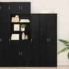 Image de vidaXL Buffet ChÃªne Noir 30x42.5x185 cm Bois d'ingÃ©nierie