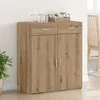 Image de Vidaxl Meuble De Rangement ChÃªne 80x42,5x93,5 Cm Bois D'ingÃ©nierie