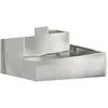 Image de vidaXL Planteur 80x80x50 cm en inox
