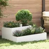 Image de vidaXL vidaXL Pots & Jardinières Blanc Plastique Moyen