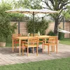 Image de Vidaxl Ensemble De Salle Ã Manger De Jardin 7 PiÃ¨ces En Bois Massif D'acacia