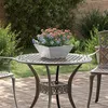 Image de vidaXL Planteurs en Bol de Jardin 5 pcs 35x35x15 cm en Inox