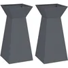 Image de vidaXL vidaXL Support de plante Anthracite Plastique 35 x 35 x 73 cm