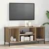 Image de Vidaxl Meuble Tv ChÃªne Artisanal Bois ReconstituÃ©, MÃ©tal 102 X 35 X 45 Cm