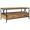 Image de vidaXL Table basse Bois ancien 100 x 51 x 45 cm Bois d'ingÃ©nierie