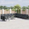 Image de Vidaxl Ensemble De CanapÃ© De Jardin 12 Pcs Anthracite Acier