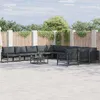 Image de Vidaxl Ensemble De CanapÃ© De Jardin 11 Pcs Anthracite Acier