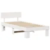 Image de vidaXL Cadre de lit Blanc 90 x 190 cm Bois de pin massif
