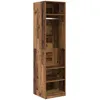Image de vidaXL Vidaxl Armoire Bois Ancien 50 X 50 X 200 Cm Bois D'ingénierie