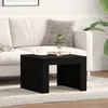 Image de vidaXL Table basse ChÃªne noir 50 x 50 x 35 cm Bois d'ingÃ©nierie