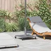 Image de Vidaxl Socles De Parasol D'extÃ©rieur Bois FoncÃ© 45 X 45 X 31.5 Cm