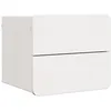 Image de vidaXL Table de chevet Blanc 39 x 34 x 33 cm Bois massif en pin