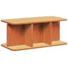 Image de vidaXL Table basse Marron cire 80 x 39.5 x 33.5 cm Bois de pin massif