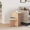 Image de vidaXL Table d'appoint Naturel 50 x 40 x 50 cm Bois de pin massif