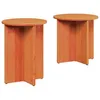 Image de vidaXL Ensemble de tables basses 2 pcs Marron 41,5 x 41,5 x 41 cm