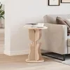 Image de vidaXL Table d'appoint Naturel 39.5 x 39.5 x 53.5 cm