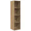 Image de Vidaxl Meuble Tv ChÃªne Artisanal 37 X 37 X 142.5 Cm Bois D'ingÃ©nierie