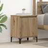Image de Vidaxl Table De Chevet En ChÃªne D'artisan ChÃªne D'artisan