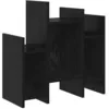 Image de vidaXL Meuble d'appoint ChÃªne noir 60 x 26 x 60 cm Bois d'ingÃ©nierie