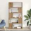 Image de Vidaxl Meuble Tv ChÃªne Artisan Panneau De Particules 80 X 24 X 155 Cm