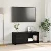 Image de vidaXL Meuble TV ChÃªne noir Bois d'ingÃ©nierie