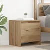 Image de Vidaxl Cabinet De Chevet ChÃªne Artisanal 45 X 34 X 44.5 Cm