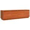 Image de vidaXL Meuble TV Marron 156 x 37 x 45 cm Bois de pin massif