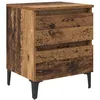 Image de Vidaxl Cabinet De Lit Bois Ancien 40x35x50 Cm Bois ReconstituÃ©