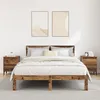 Image de Vidaxl Armoires De Nuit 2 Pcs Vieux Bois 40x35x50 Cm Bois ReconstituÃ©