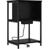 Image de vidaXL Cabinet de chevet ChÃªne noir 38 x 31 x 61 cm Bois d'ingÃ©nierie