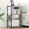 Image de vidaXL Cabinet de chevet Sonoma gris 41 x 31 x 76 cm Bois d'ingÃ©nierie