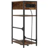 Image de Vidaxl Cabinet De Chevet ChÃªne FumÃ© 40 X 27 X 76 Cm Bois D'ingÃ©nierie